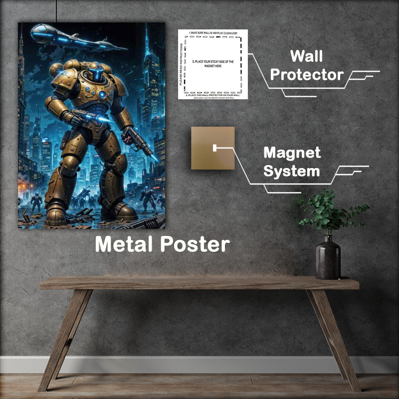Buy Metal Poster : (Captain tom of the guardian task force)