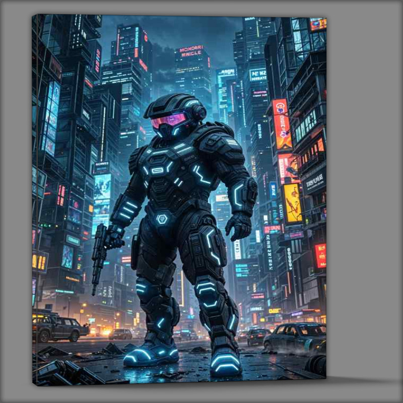 Buy Canvas : (Commander alex in battle of the guardian task force)
