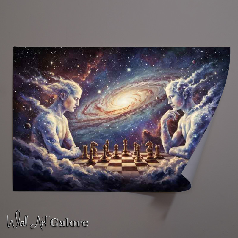 Buy Unframed Poster : (Space chess)