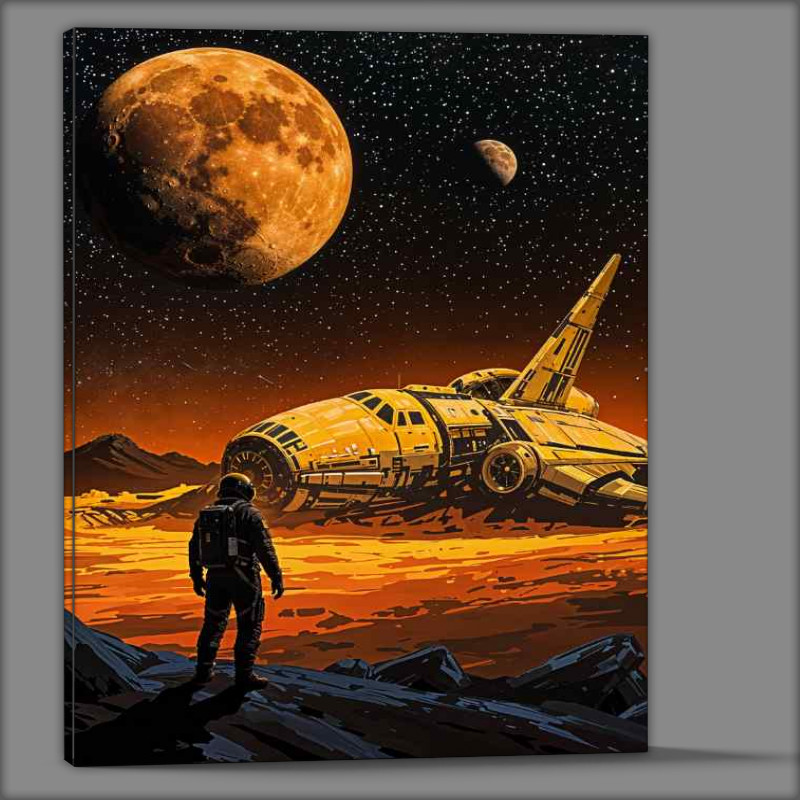 Buy Canvas : (Space landing gone wrong)