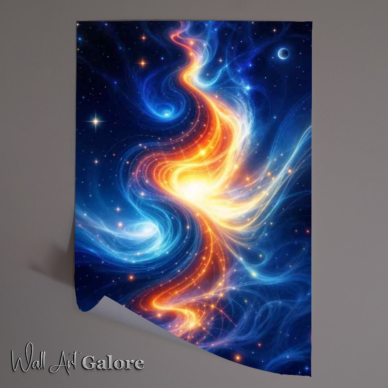 Buy Unframed Poster : (Symphony space quantum resonance)