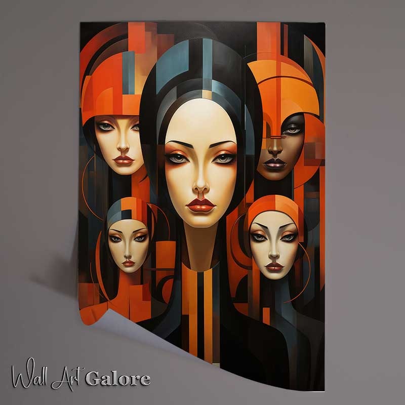 Buy Unframed Poster : (Carnival of Faces)