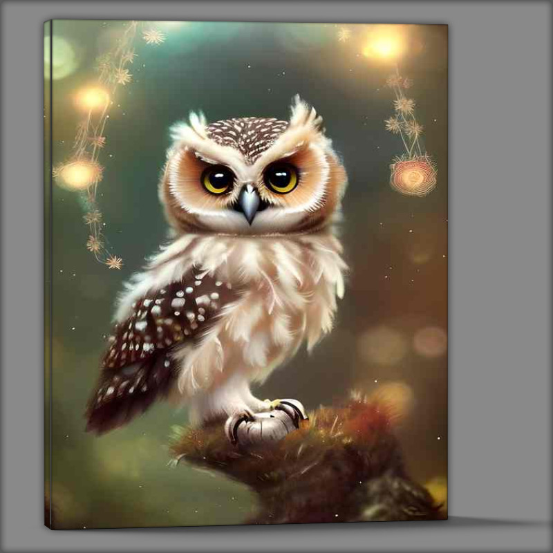 Buy Canvas : (Cute Adorable Baby Owl Nursery)