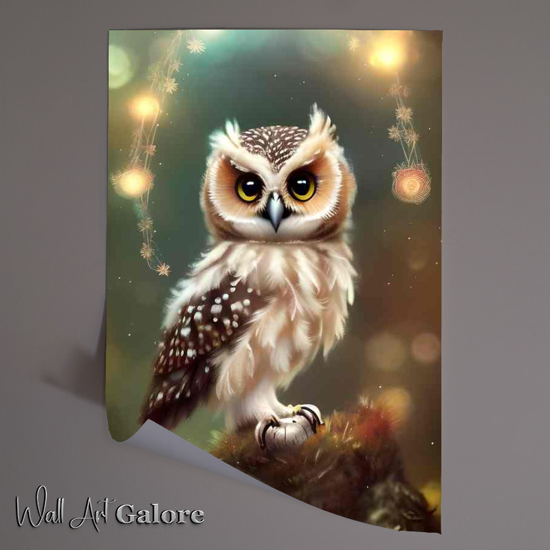 Buy Unframed Poster : (Cute Adorable Baby Owl Nursery)