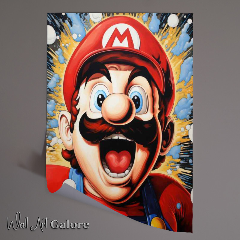 Buy Unframed Poster : (Mario bros pop ans splash art)