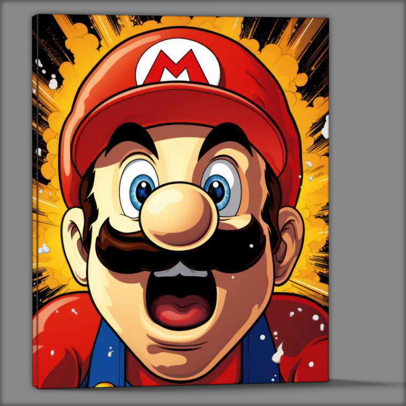 Buy Canvas : (Mario bros pop art)