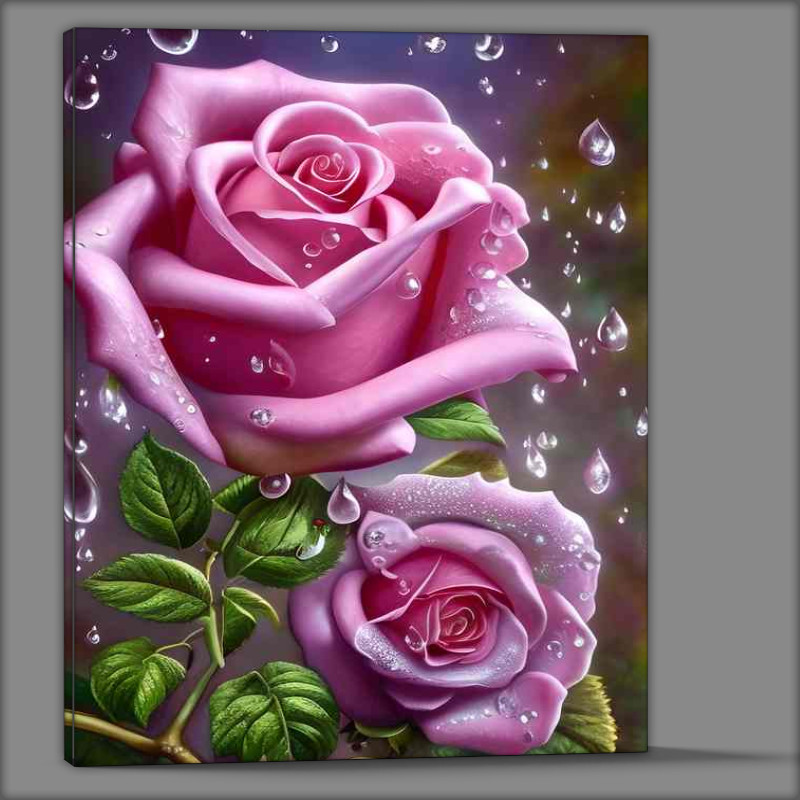 Buy Canvas : (Insanely Detailed Fantasy Whimsical Rose Flower)