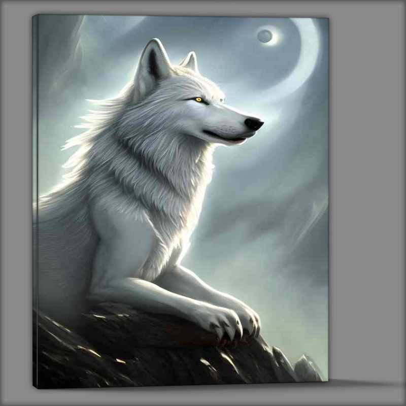Buy Canvas : (Mystical Wolf Fantasy)