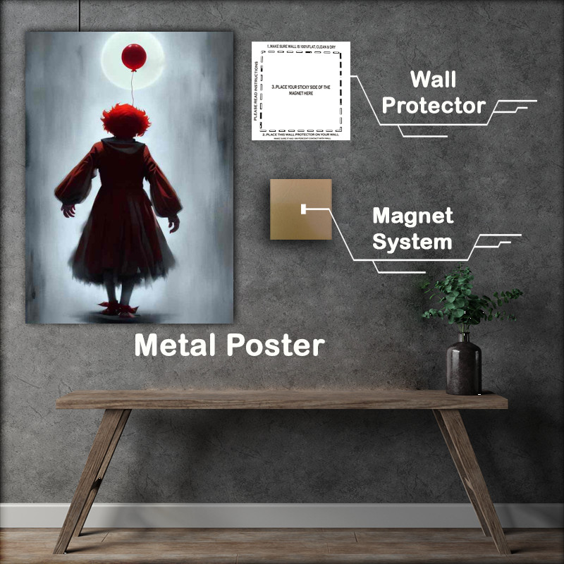 Buy Metal Poster : (Pennywise From It Horror)
