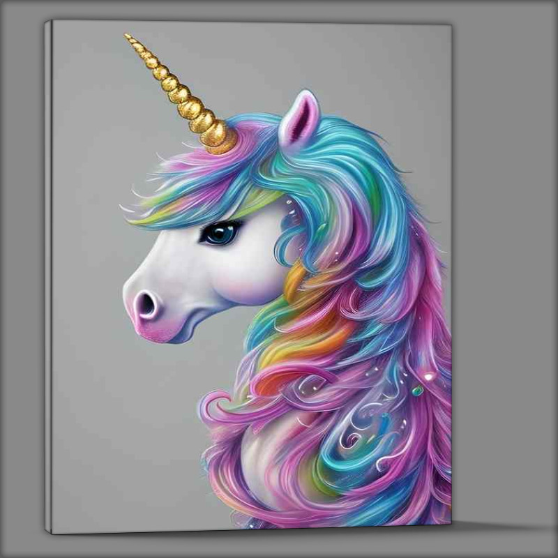 Buy Canvas : (Unicorn Fluffy Pearlesque Amazing Colours)