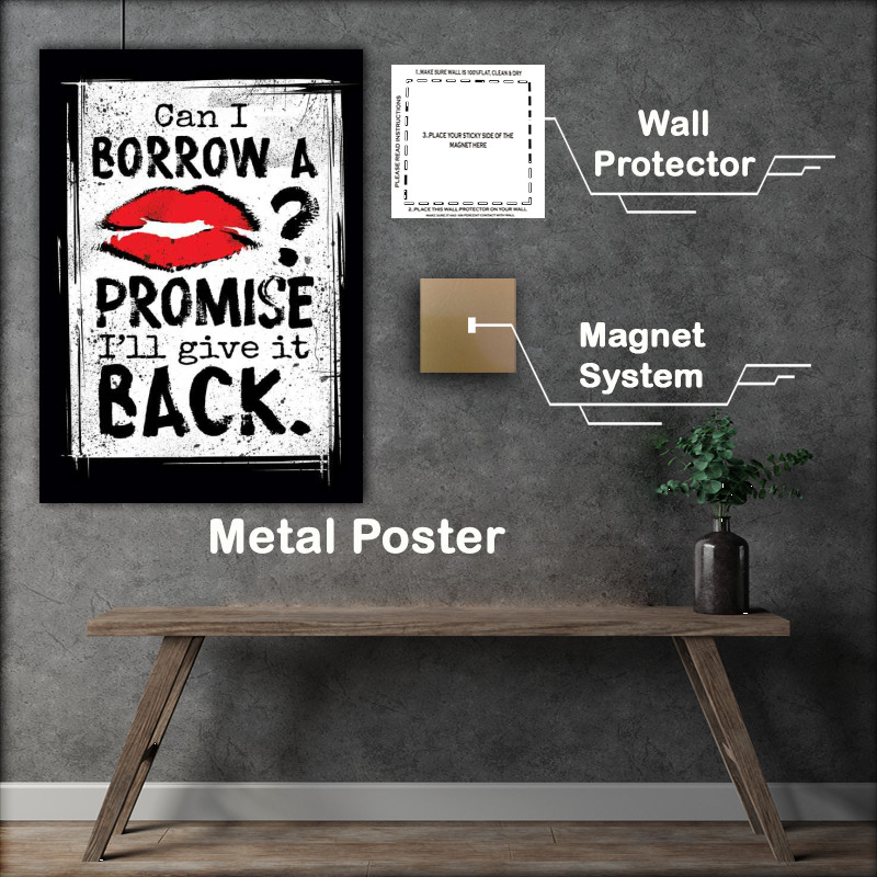 Buy Metal Poster : (A Kiss)
