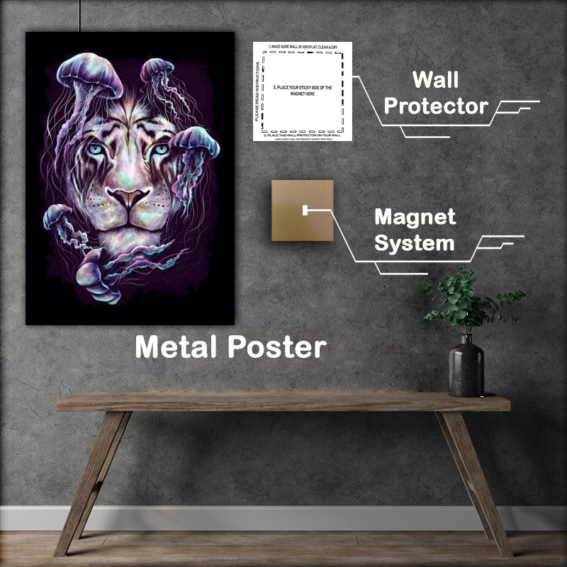 Buy Metal Poster : (Calm the beast)