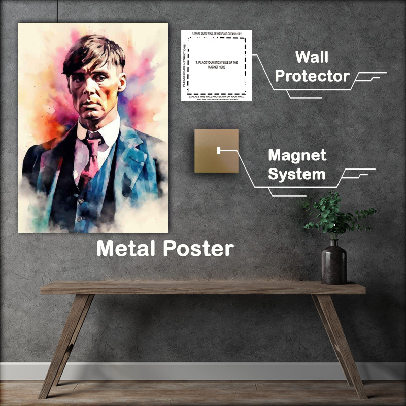 Buy Metal Poster : (Peaky Splash Art Day As Usual)