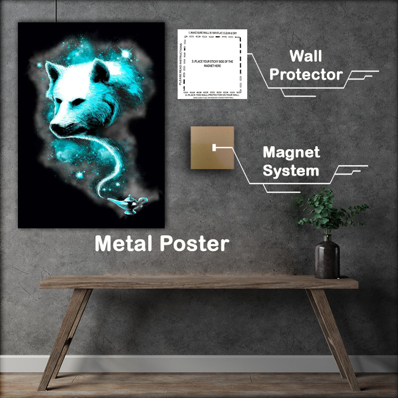 Buy Metal Poster : (Enchanted Wolf)