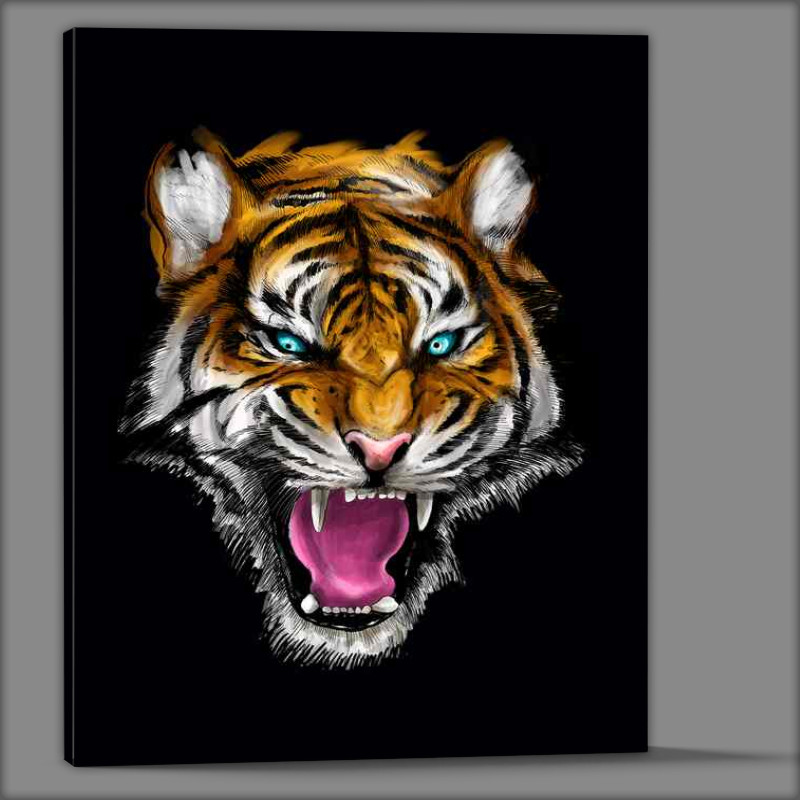 Buy Canvas : (Ferocious Tiger)