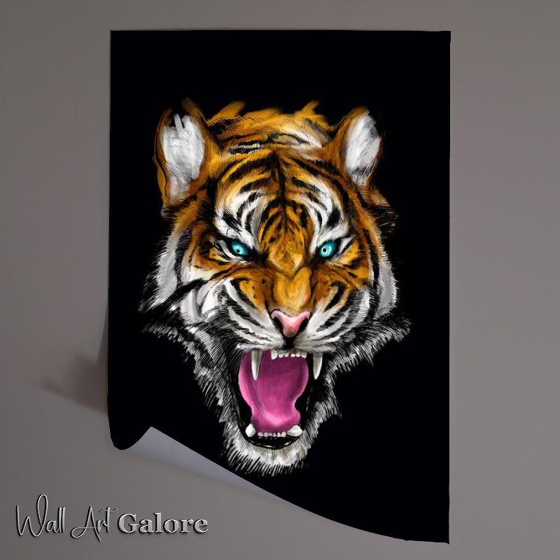 Buy Unframed Poster : (Ferocious Tiger)