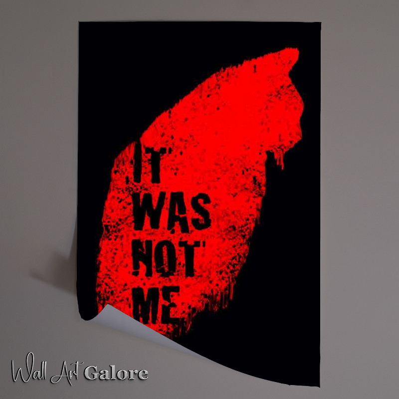 Buy Unframed Poster : (It Was Not Me)