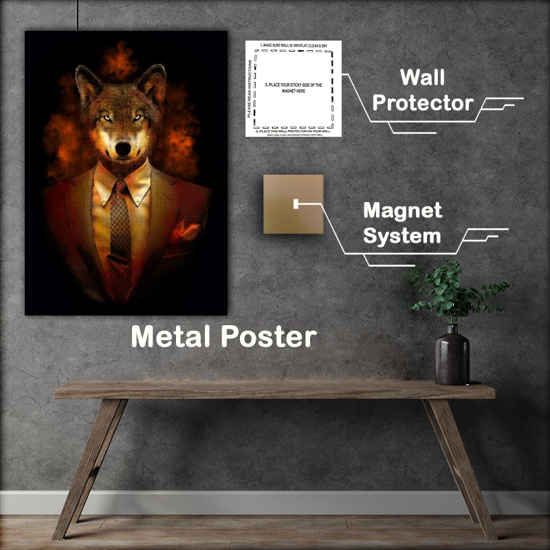 Buy Metal Poster : (Mr Howl)