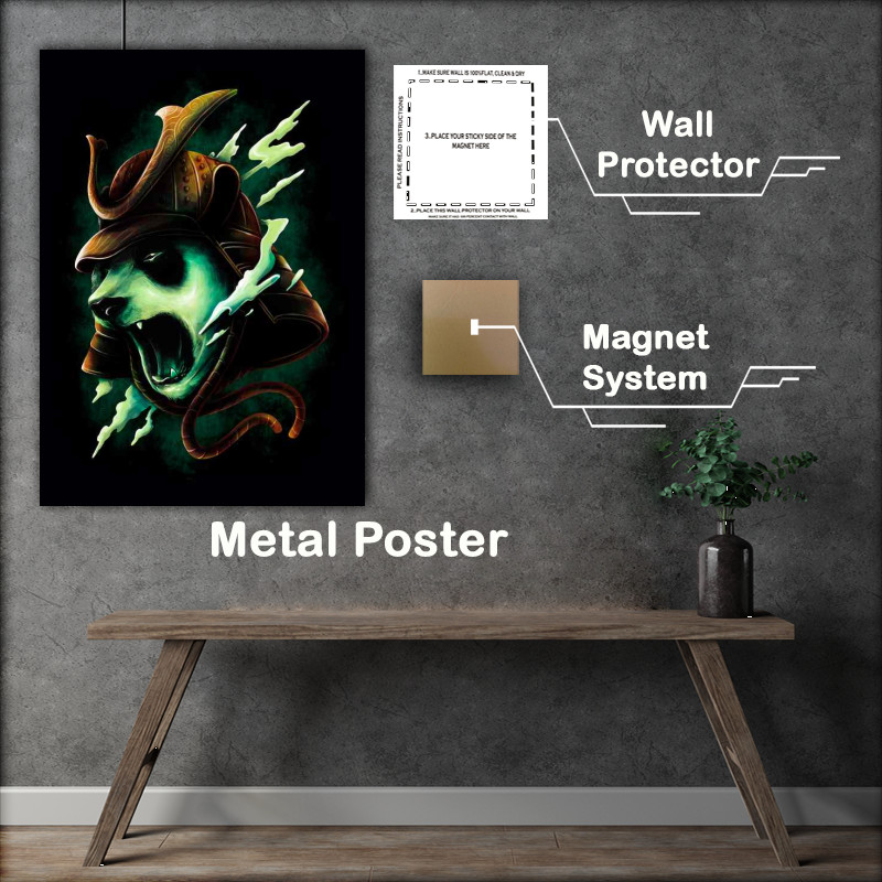 Buy Metal Poster : (Panda Warrior)