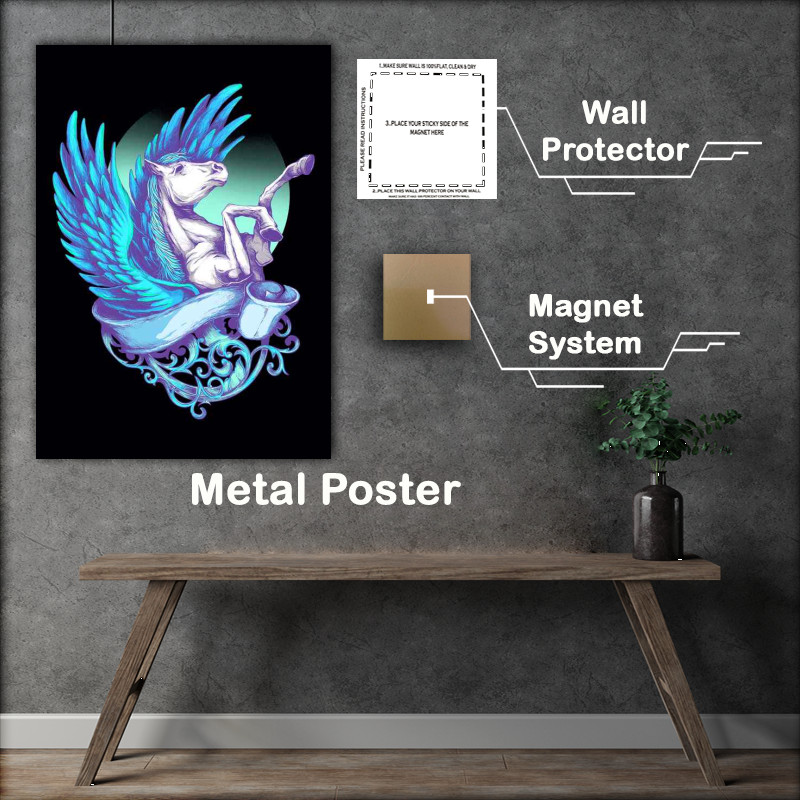 Buy Metal Poster : (Pegasus)