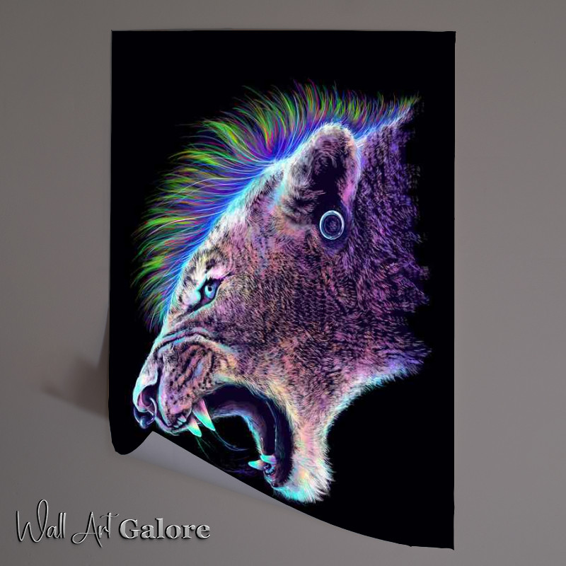 Buy Unframed Poster : (Punk Tiger)