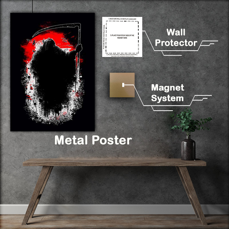 Buy Metal Poster : (Reaper grimm)