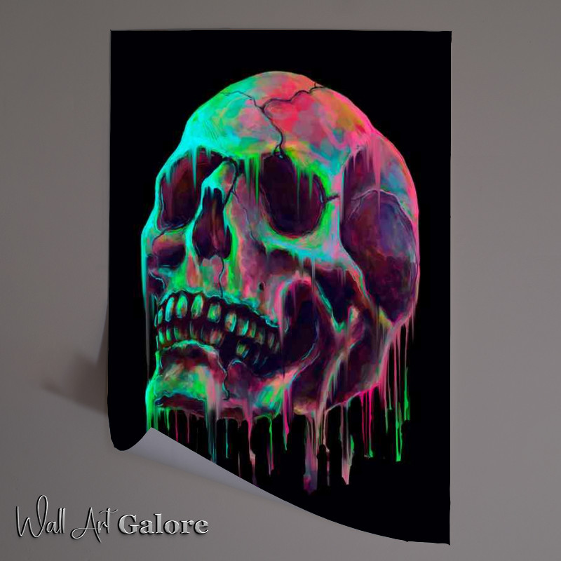 Buy Unframed Poster : (Skull Colour)