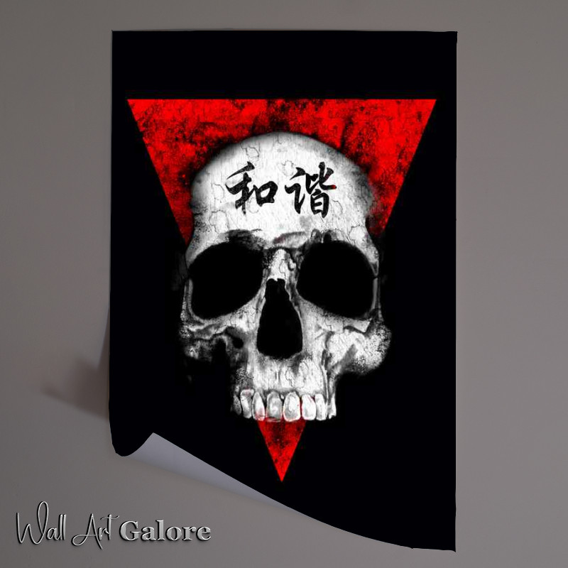 Buy Unframed Poster : (Skull In Peace)
