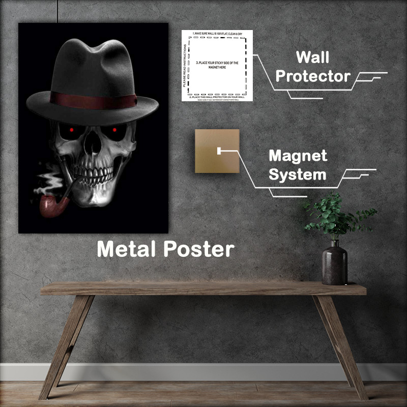 Buy Metal Poster : (Skull Mafia)