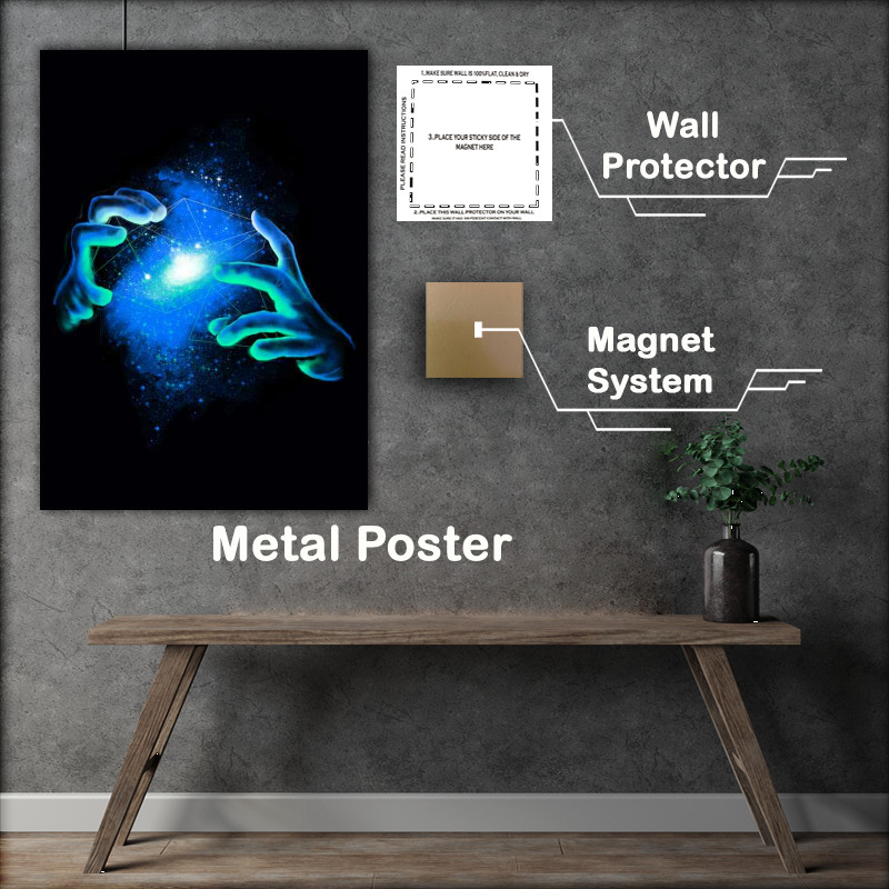 Buy Metal Poster : (Space Illusionist)