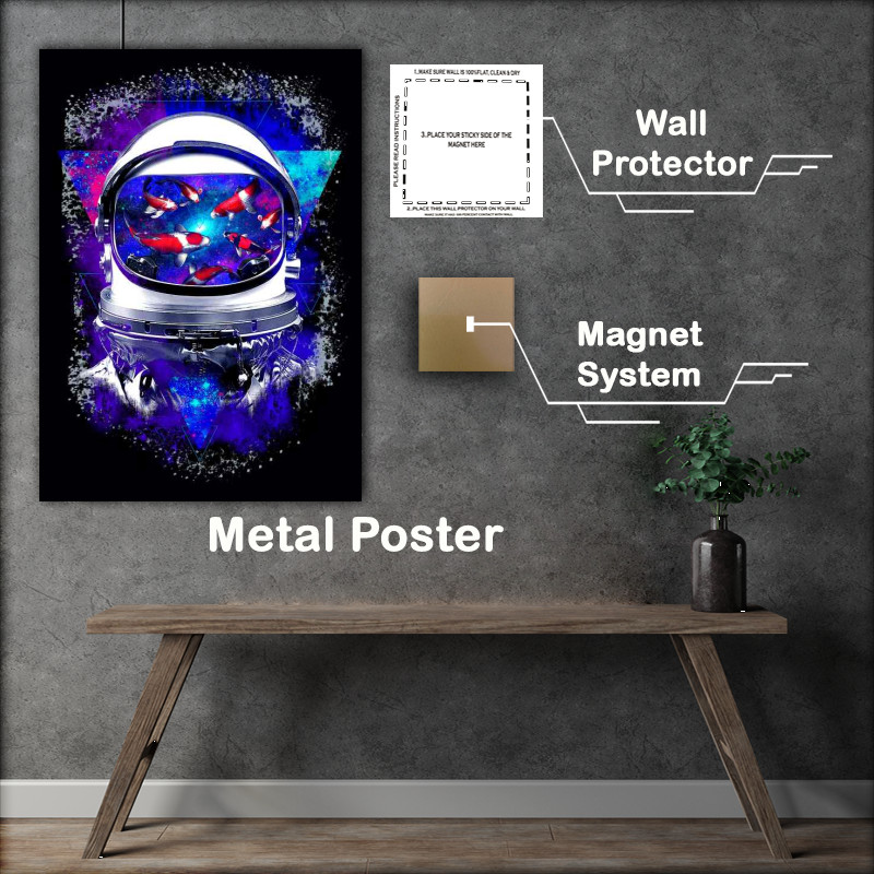 Buy Metal Poster : (Space lagoon)