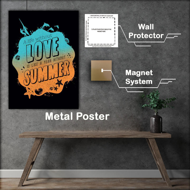 Buy Metal Poster : (Summer Time)