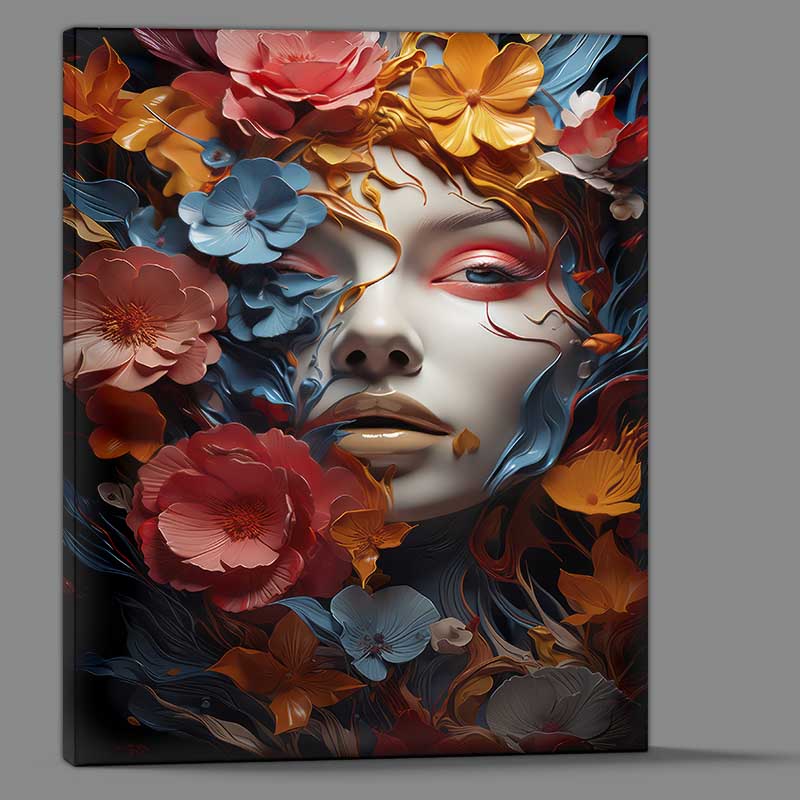 Buy : (Flower Power Colorblast Canvas - A Colorful Adventure)