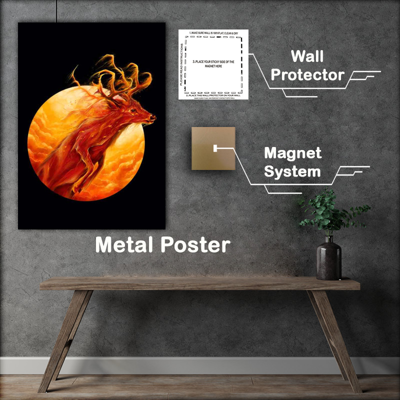 Buy Metal Poster : (Through fire)