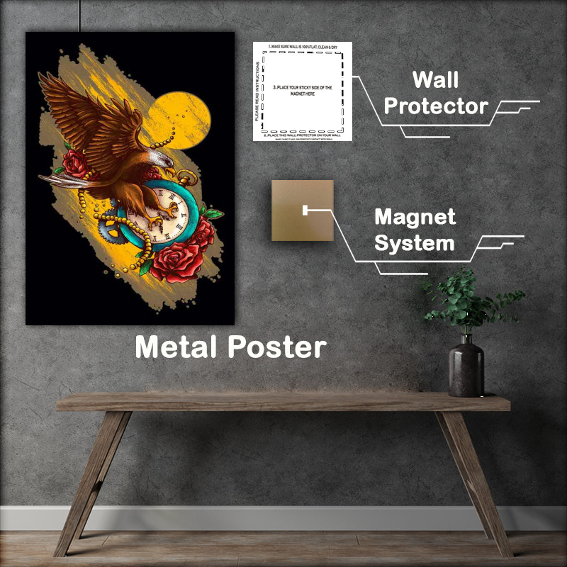 Buy Metal Poster : (Time Flies)