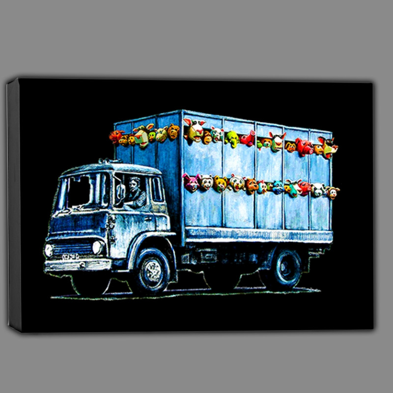 Buy Canvas : (Banksy meat truck)