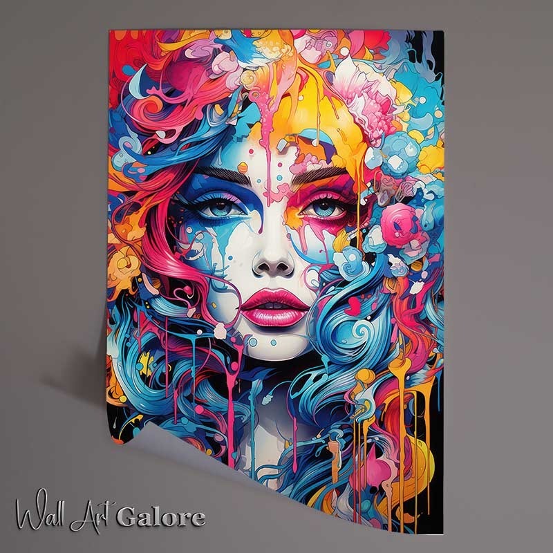 Buy Unframed Poster : (Kaleidoscopic Expressions amazingly vividly colored poster)