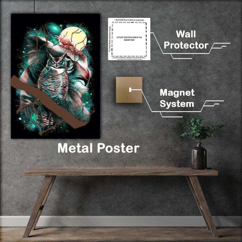 Buy Metal Poster : (space watcher)