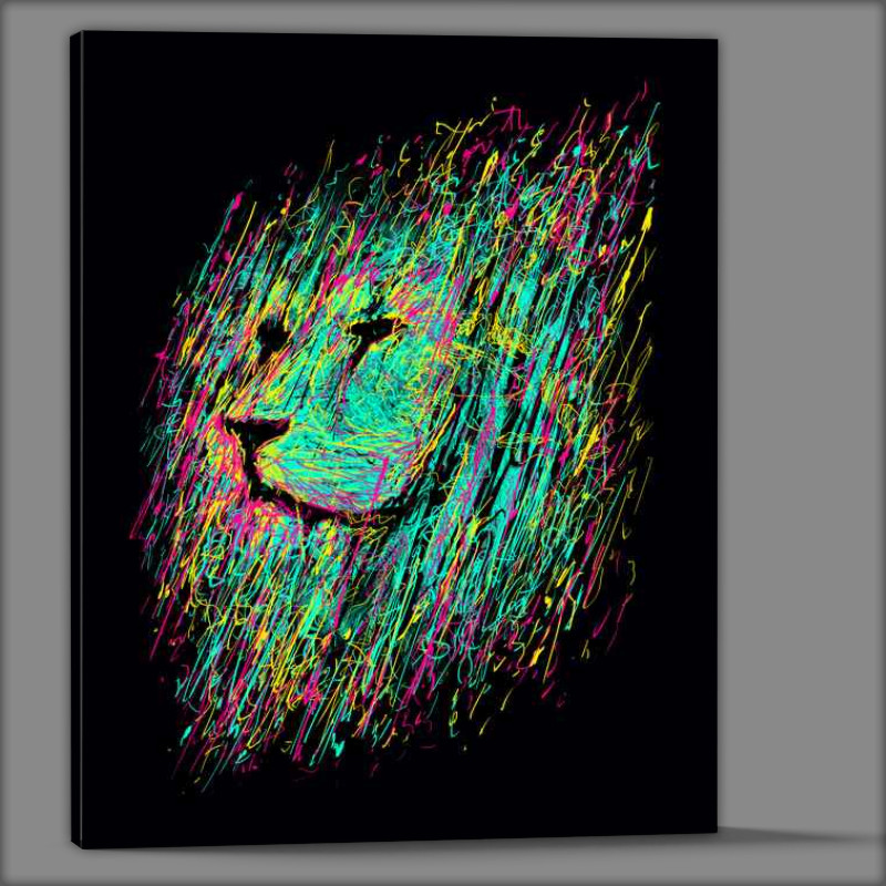 Buy Canvas : (unfinished lion)