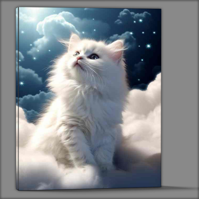 Buy Canvas : (Heartfelt Hues Kittens Artistic and Colorful)