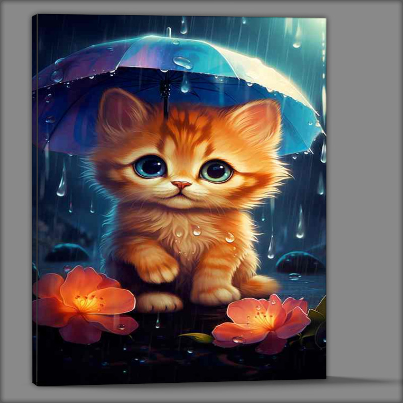 Buy Canvas : (Paws And Petrichor Kitten Adventures in the Rain)