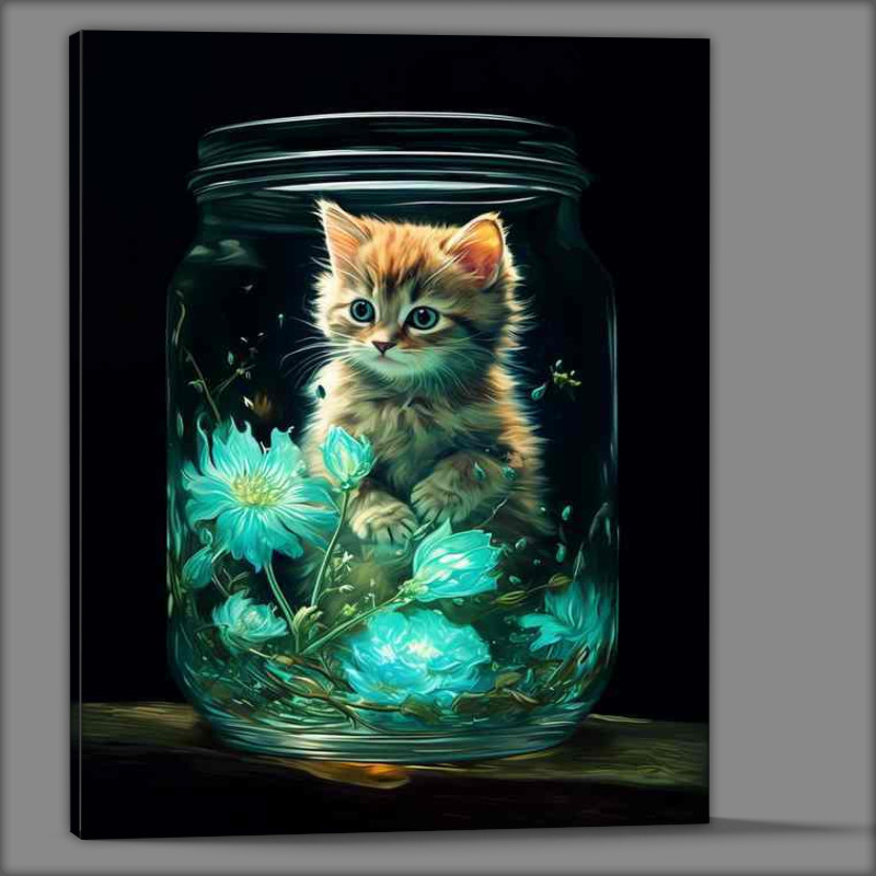 Buy Canvas : (Puddle Purr spectives Kittens)
