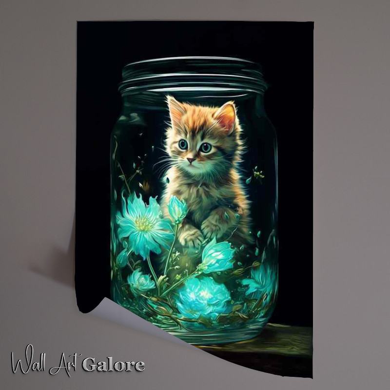 Buy Unframed Poster : (Puddle Purr spectives Kittens)