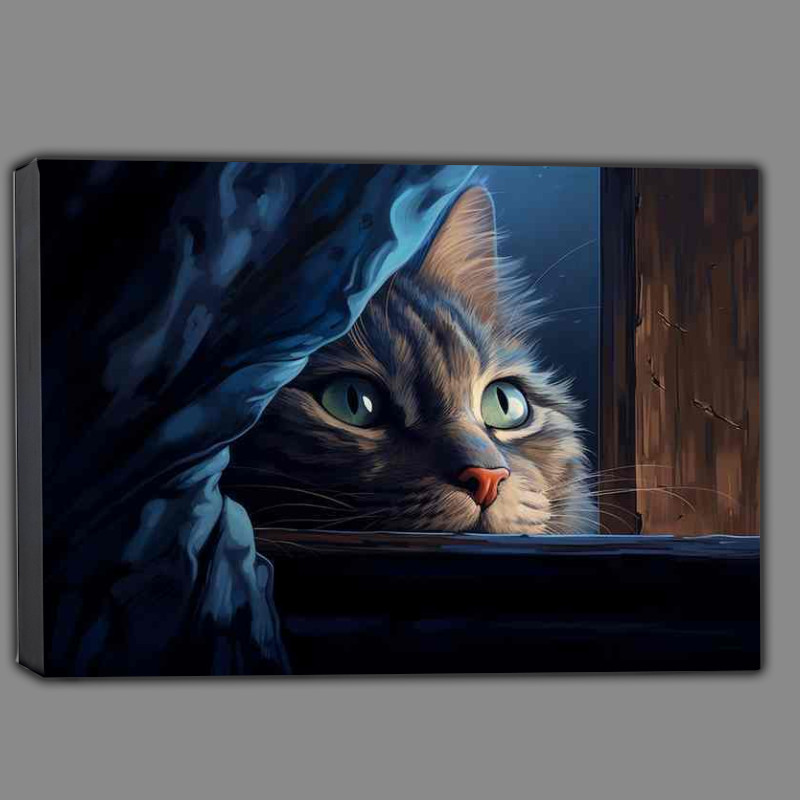 Buy Canvas : (Mindful Moggies Cats Contemplating Lifes Big Questions)