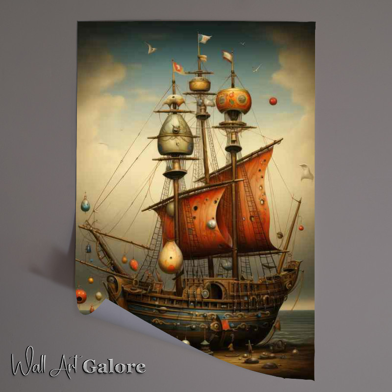 Buy Unframed Poster : (A naughtical fantasy resting in Time)