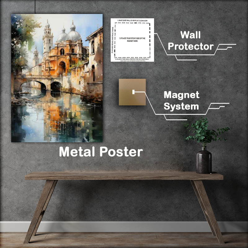 Buy Metal Poster : (Italian Reflections a dream of Love)