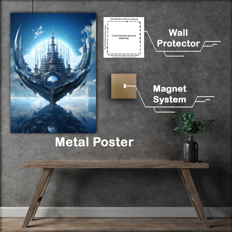 Buy Metal Poster : (To Embrace The Future By Night)