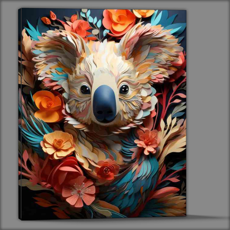 Buy Canvas : (Art and Nature Intertwined For Kev The Koala)