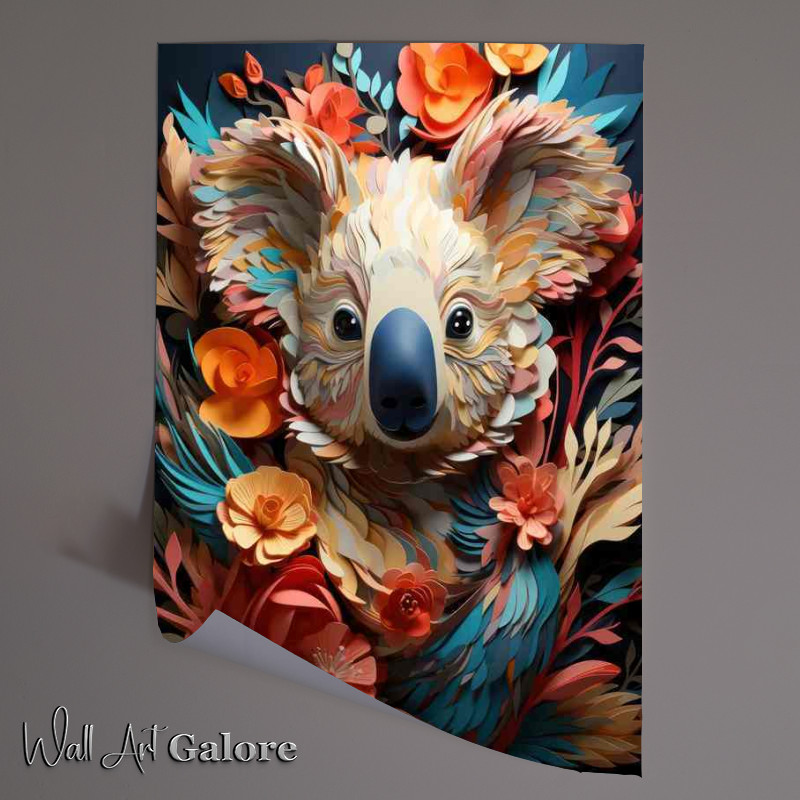 Buy Unframed Poster : (Art and Nature Intertwined For Kev The Koala)