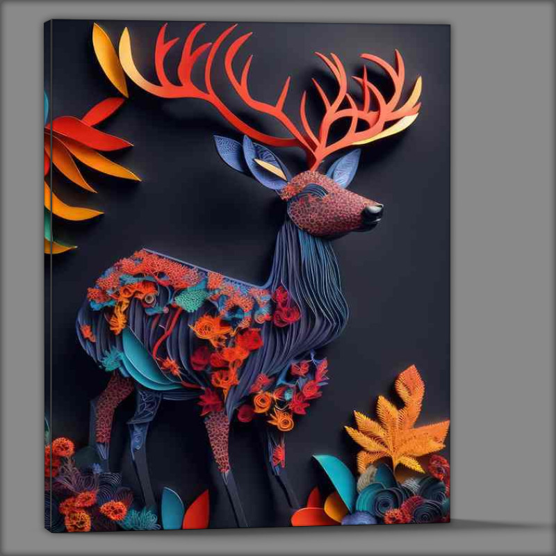 Buy Canvas : (Colorful Kingdoms Of David The Deer)
